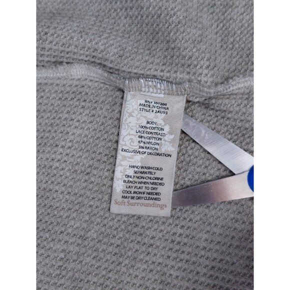 Soft Surroundings Cadence Topper Waterfall Cardigan Sm Floral Lace Embroidered - Picture 4 of 9